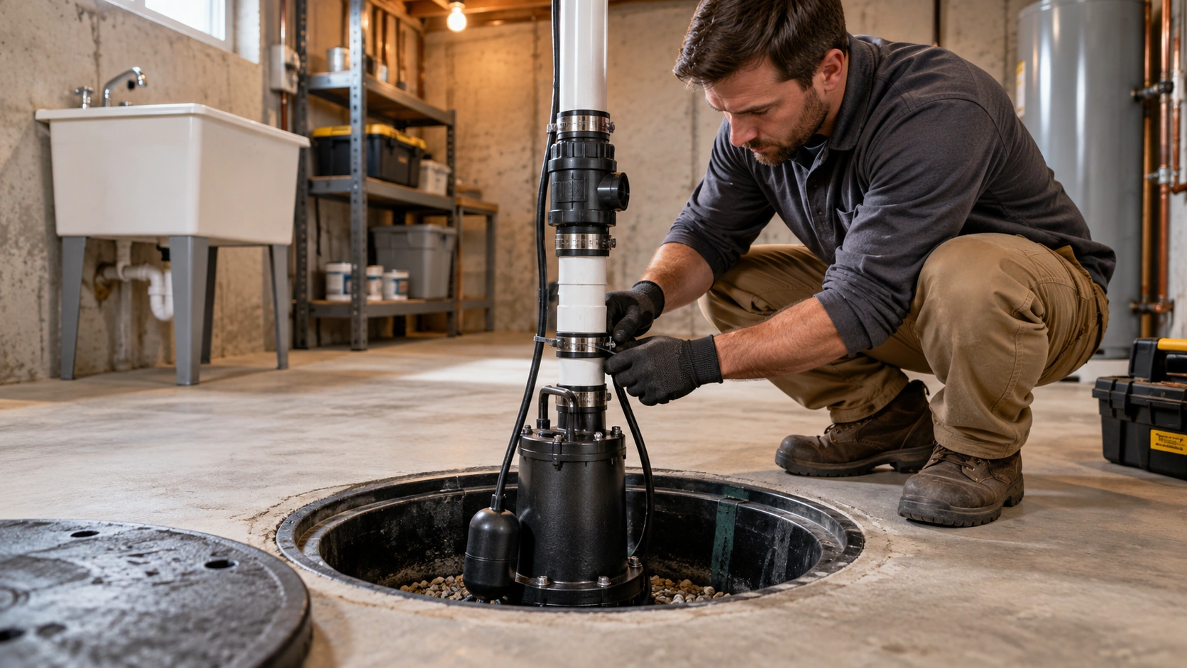 Septic system compliance inspection.